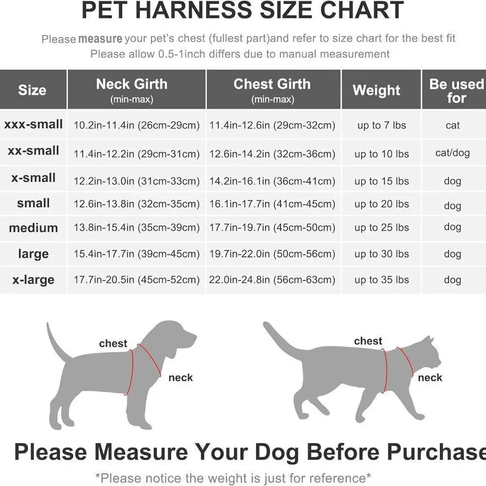Fida Comfy Dog or Cat  Harness with Leash Blue Sz XXS  NWT